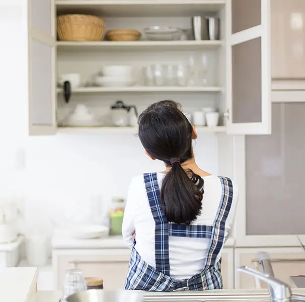 women-looking-at-kitchen-cabinet